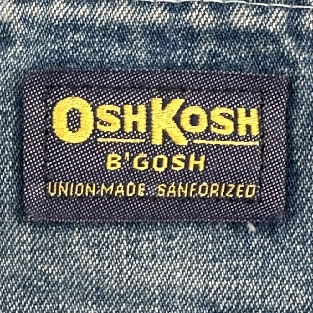 VTG OshKosh Carpenter Pants Mens Blue Jeans 46x28 Sanforized Union Made USA - Picture 8 of 13